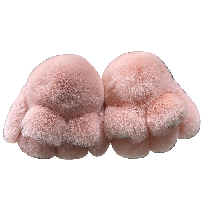 Cute Rabbit Plush Keychain