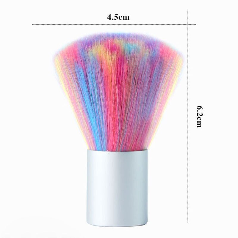 Large Soft Blush Powder Pink Hair Mushroom Shape Makeup Brush Nail Paint Gel Dust Cleaning Brush Make Up Nail Art Manicure Tool
