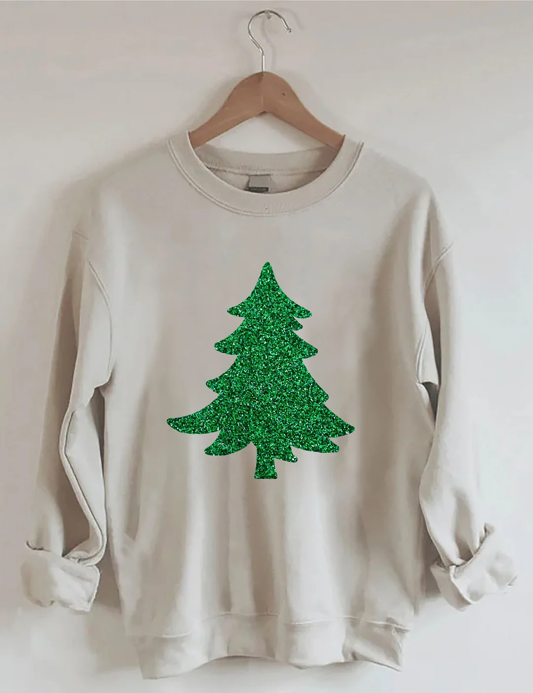 Glitter Sparkly Christmas Tree Sweatshirt