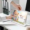 Little Bear 2027 DIY Diamond Painting Calendar Set with Special Shaped Partial Drill, 7.68x6.69 inch Monthly Flip Tabletop Calendar for Adults Beginners Home Office Decor Gift