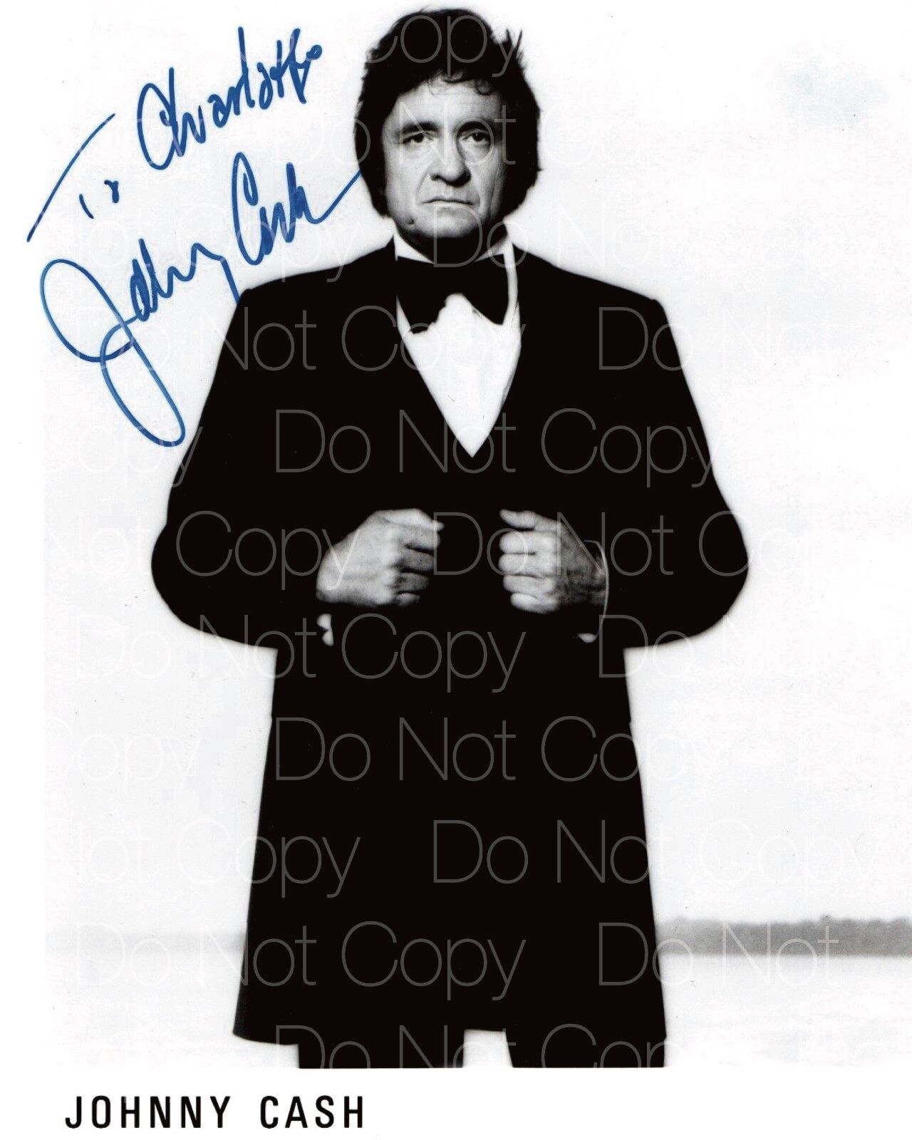 Johnny Cash signed 8X10 Photo Poster painting picture poster autograph RP