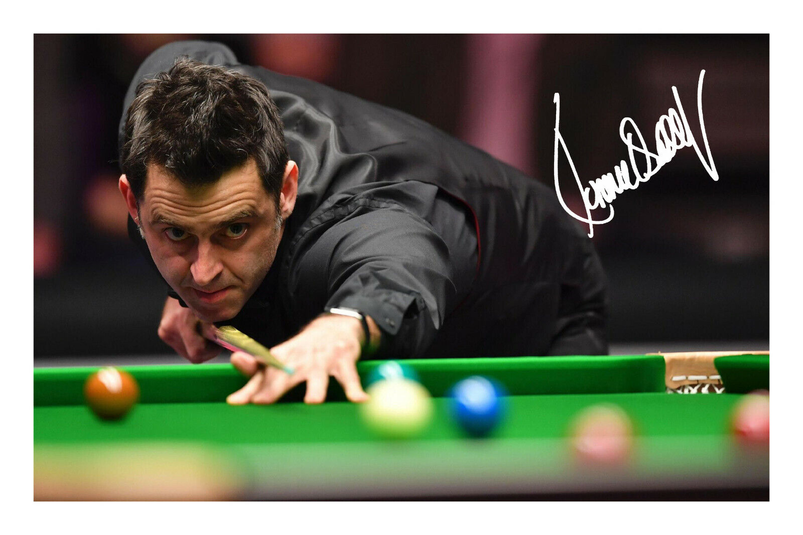 Ronnie O'Sullivan Signed A4 Photo Poster painting Print Snooker World UK Masters Champion