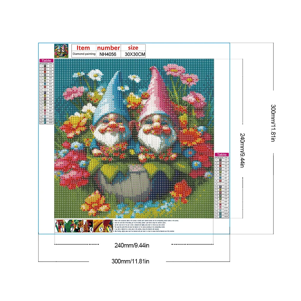 Full Round Diamond Painting 30*30cm - Goblin