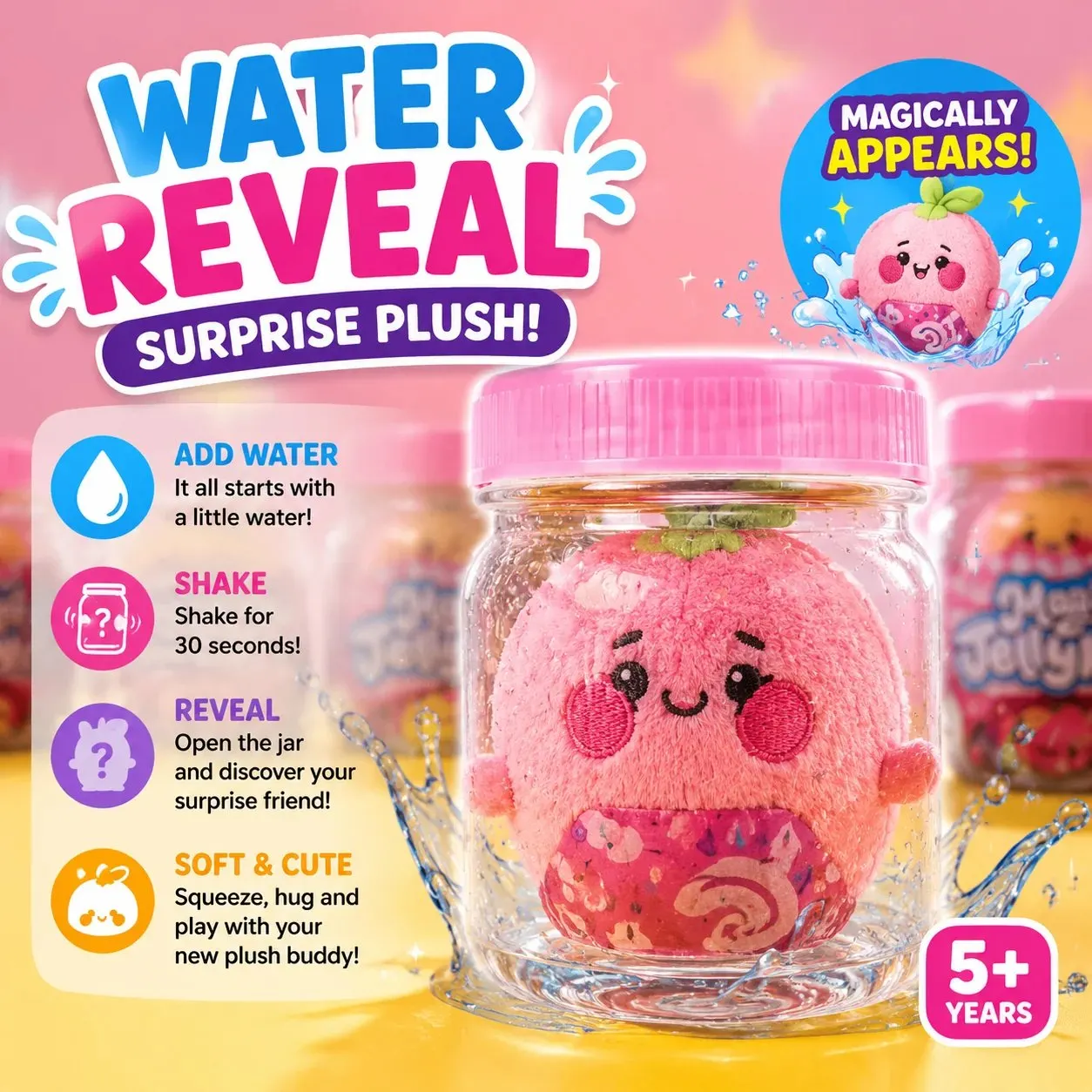 Surprise plush reveal