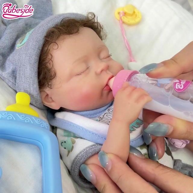 Babeside Jozsa 12'' Realistic Silicone Sleeping Baby Little Infant Boy Healing of the Heart