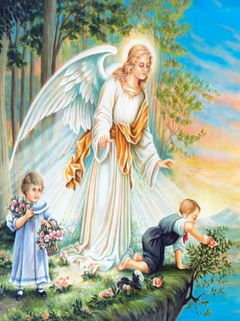 Diamond Painting - Full Round/Square Drill - Angel(30*40 - 50*60cm)