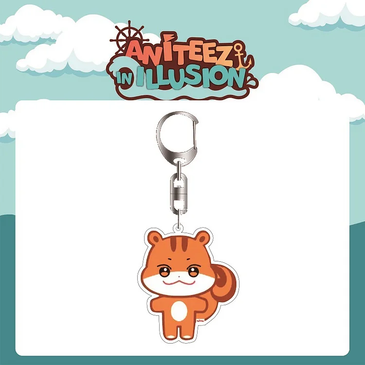 ATEEZ Aniteez In Illusion Cute Keychain officialateezshop