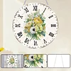 2D DIY Acrylic Bouquet Diamond Painting Clock Pendant w/ Clock Function Wall Art