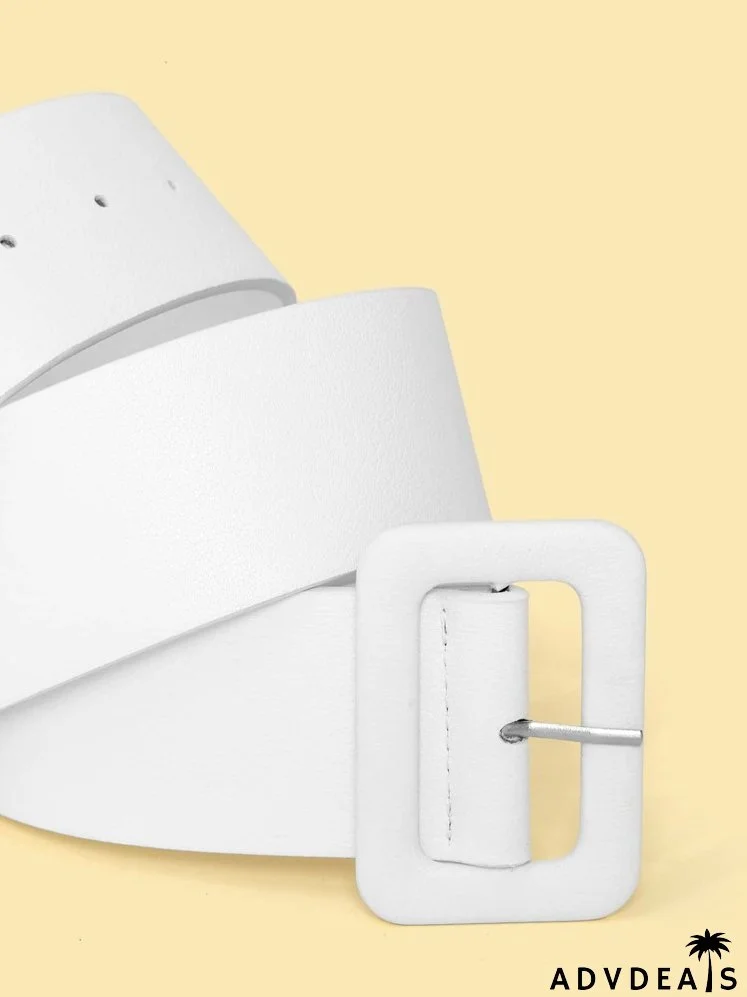 Geo Buckle Wide Belt