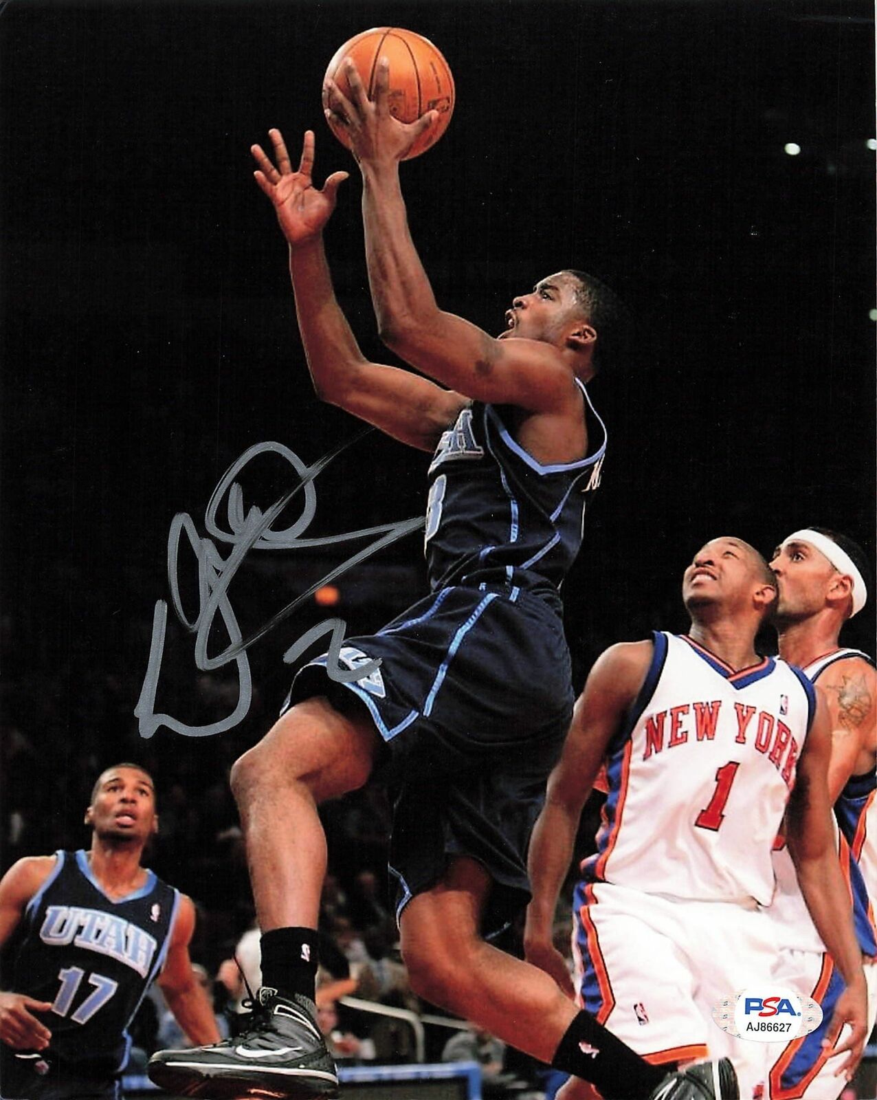 WESLEY MATTHEWS signed 8x10 Photo Poster painting PSA/DNA Utah Jazz Autographed