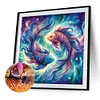 Diamond Painting-DIY Full Round Drill Pisces（40x40cm）