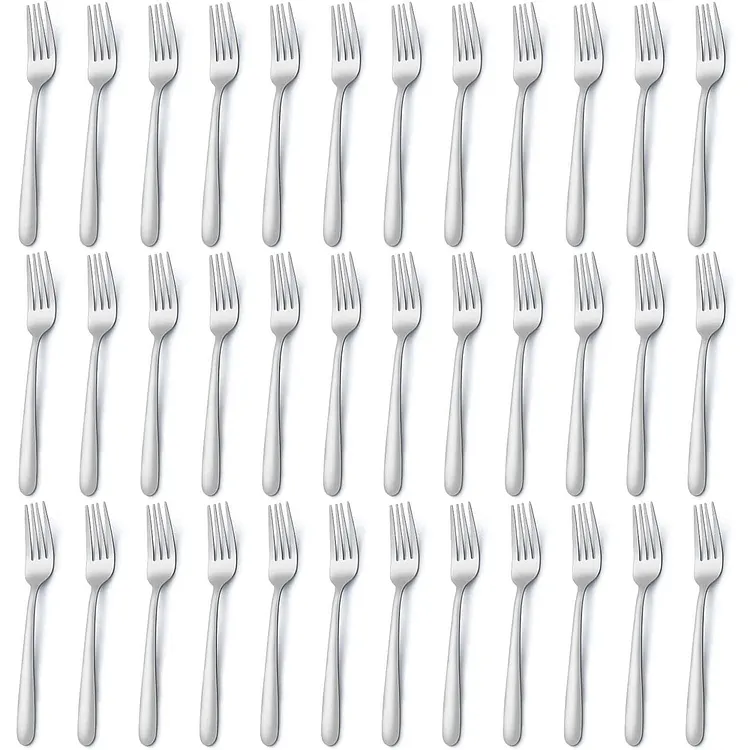 36-Piece Stainless Steel Dinner Fork Set