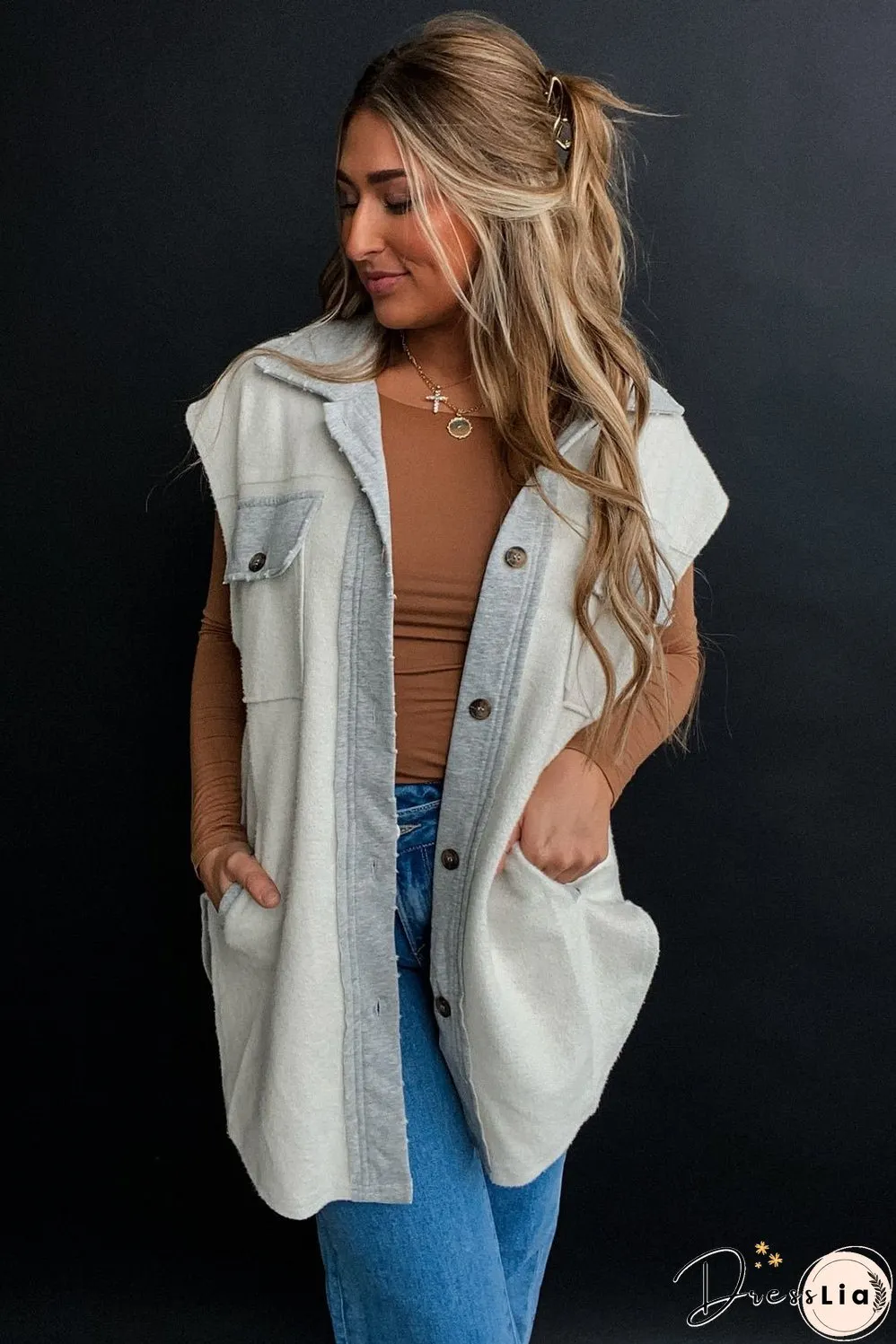 Cozy Denim Vest