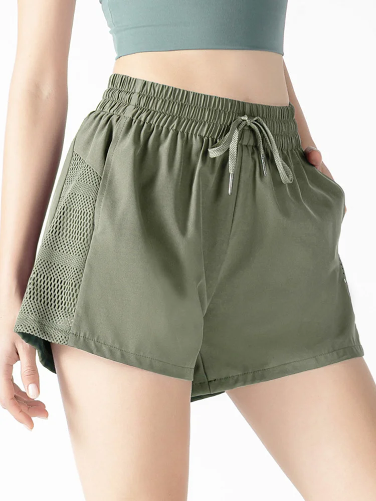 Loose High Waist Quick Dry Sports Shorts