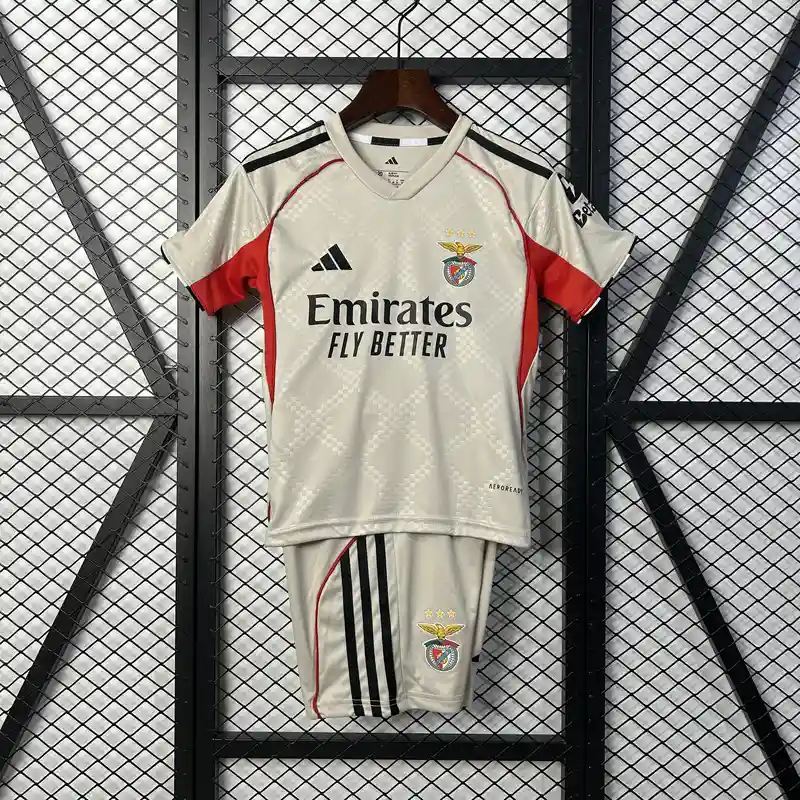 25/26 Kids Benfica Soccer Jersey Away