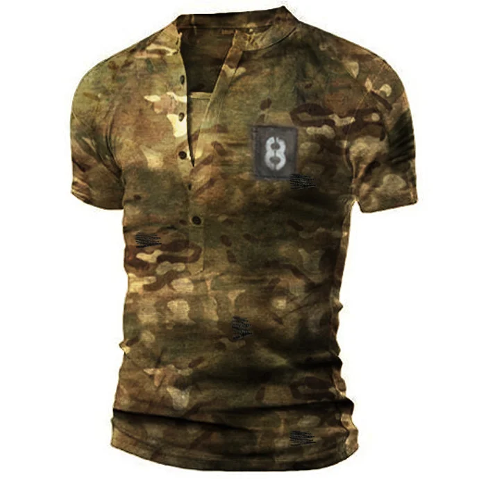 Mens outdoor sports quick-drying tactics T-shirt / [viawink] /
