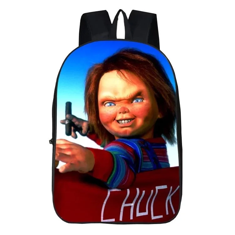 Buzzdaisy Child's Play Chucky Horror Movie #7 Backpack School Sports Bag For Kids