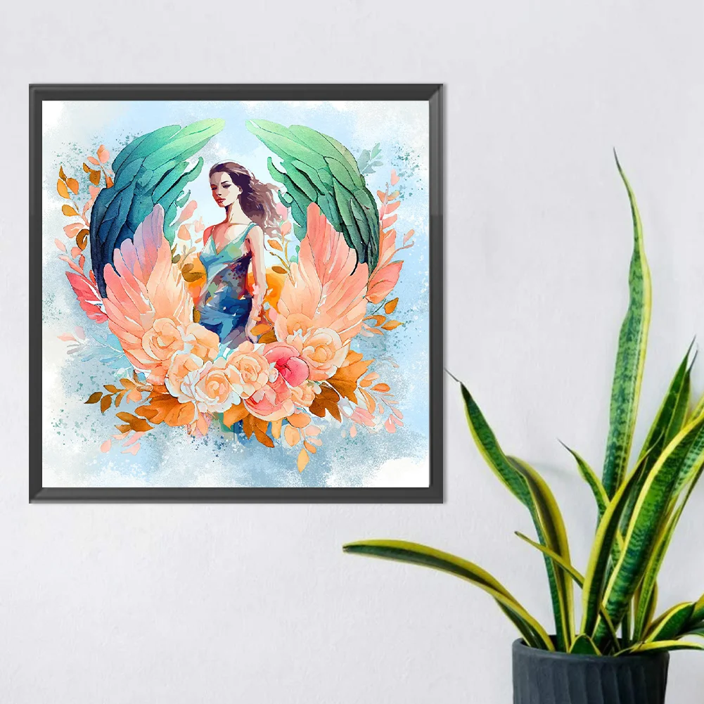 Full Round Diamond Painting 30*30cm - Wing