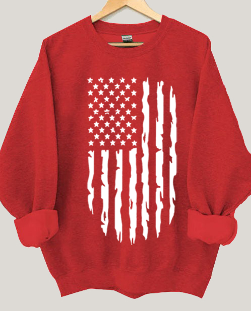 American Flag Sweatshirt