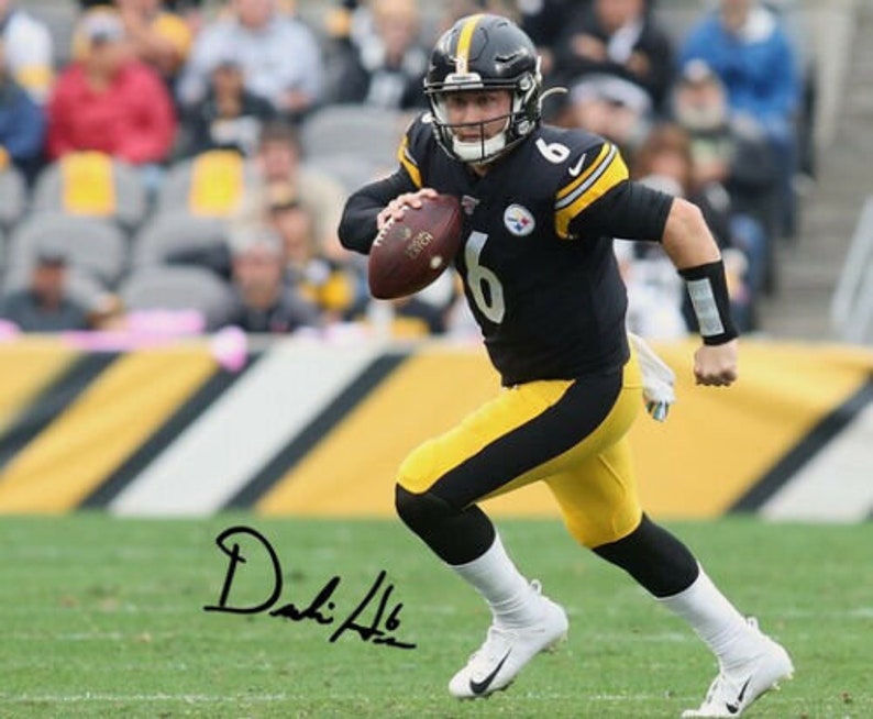 Devlin  Duck  Hodges Signed Photo Poster painting 8x10 rp Autographed Pittsburgh Steelers