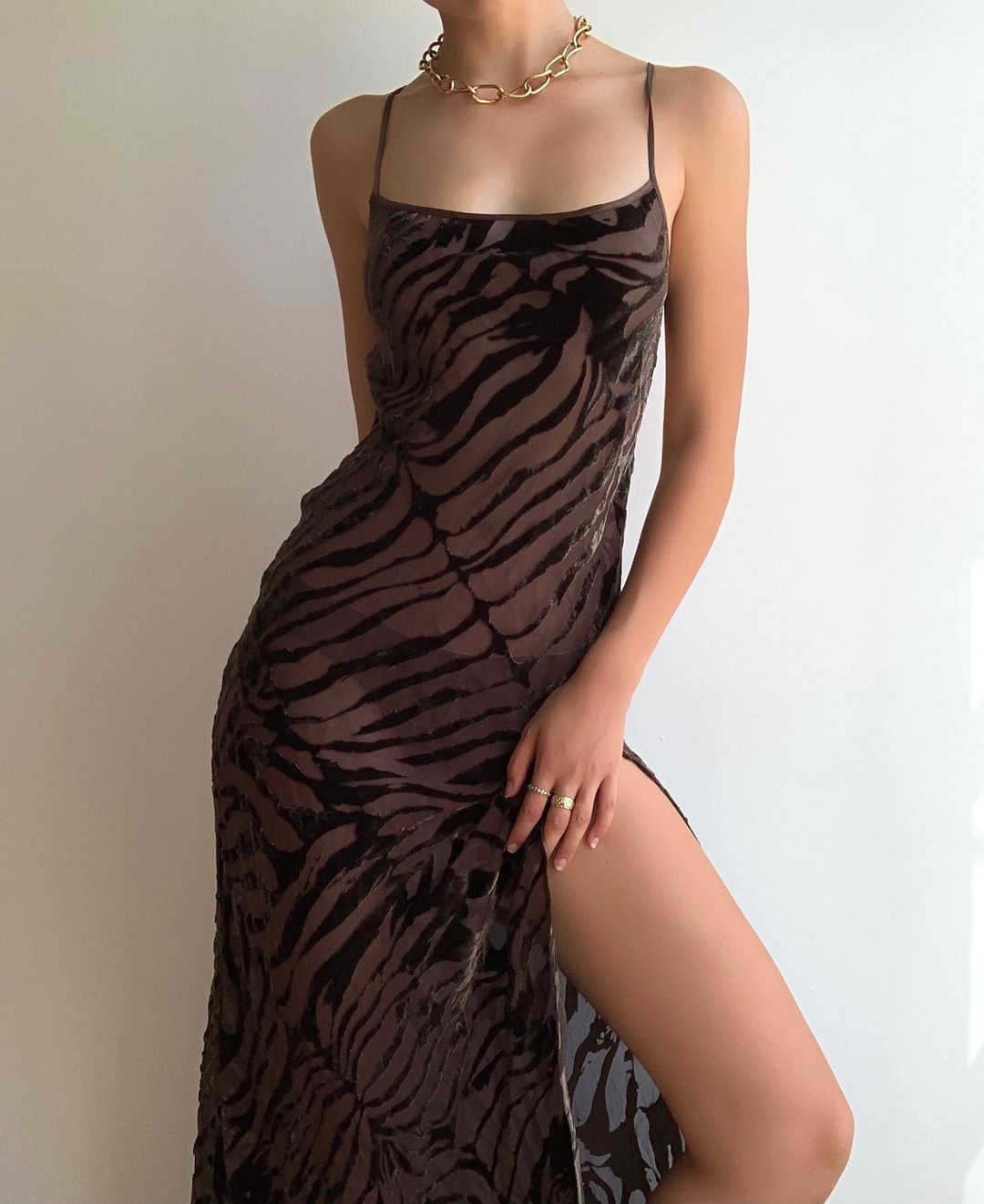 Velvet Tiger Gown (S)