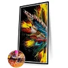 Feather-Full Round Diamond Painting(50*100cm)