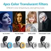 Outdoor Macro LED Ring Flash Set with LCD Display, Power Control, Adapter Rings and Flash Diffuser, Universal for Canon, Nikon, Panasonic DSLR Cameras Universal Flash