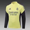 Joyfball 2025/2026 Real Madrid Half-Pull Training Suit Light yellow Football Shirt 1:1 Thai Quality