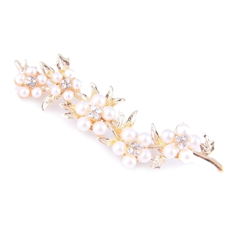 Elegant Pin Star Flower Snowflake Imitation Pearl Alloy Rhinestone Women’S Brooches