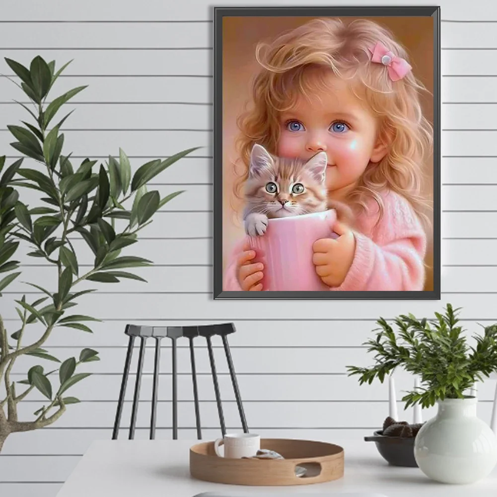 Diamond Painting - Full Square Drill - Girl(Canvas|30*40cm)