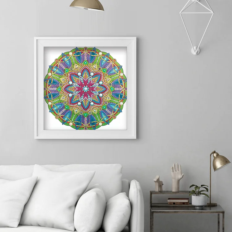 Special-Shaped Diamond Painting - Mandala - 30*30Cm