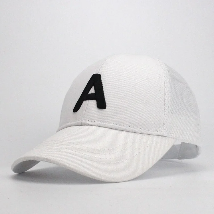 SpringChildren Baseball Cap Summer Embroidery letter A Kids Sun Hat Boys Girls snapback Caps for 2-8 Years Old