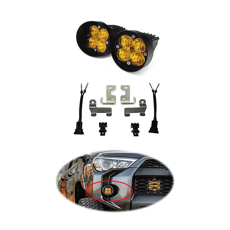 DRL lights for car Foglamp Foglight For Toyota 4runner Tacoma Tundra Rav4 Car LED daytime running light DRL fog light fog lamp ITN Auto
