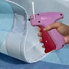Label Gun Stitch Hemming Gun Quilt Tacking Gun w/ 6 Needles for Clothes (Pink)