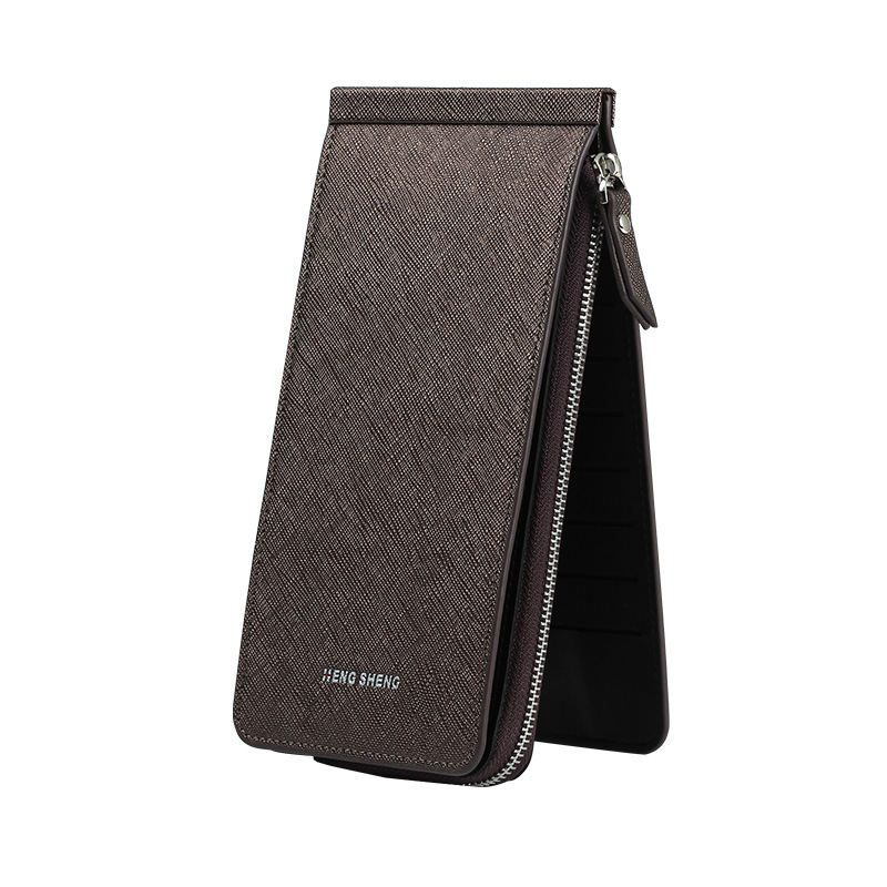 Mature Women's Wallet Long Zip Clutch