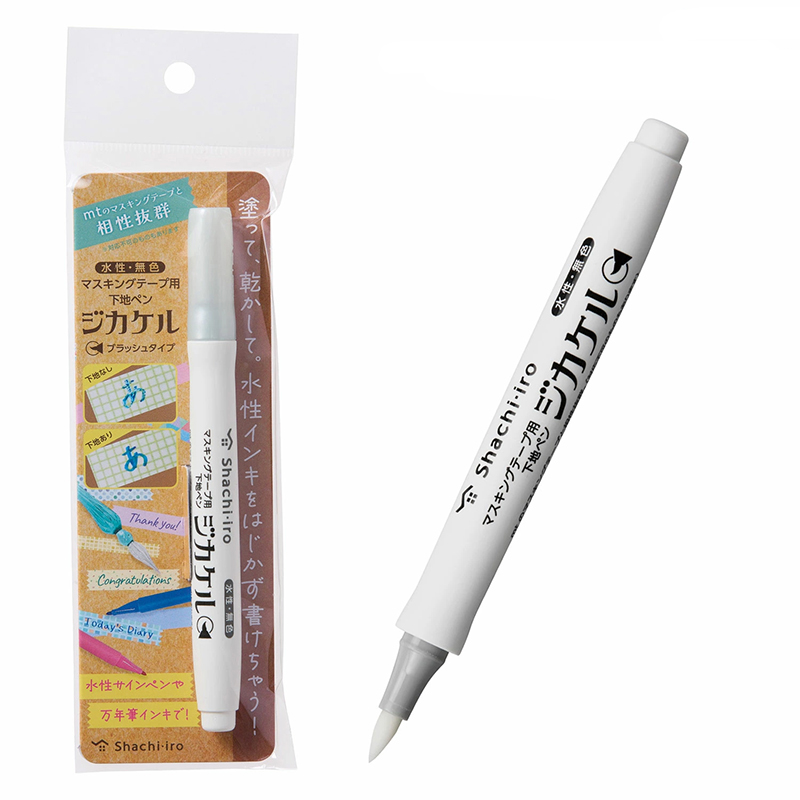 Transparent Water-based Pen - Tape Base Pen （Can write on tape）