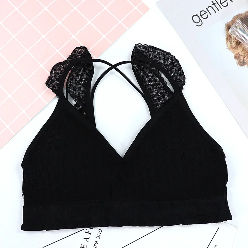 Billionm Sexy New Bra Seamless Lace Wrapped Bralette No Steel Ring Beautiful Back Sleeping Sports Bras