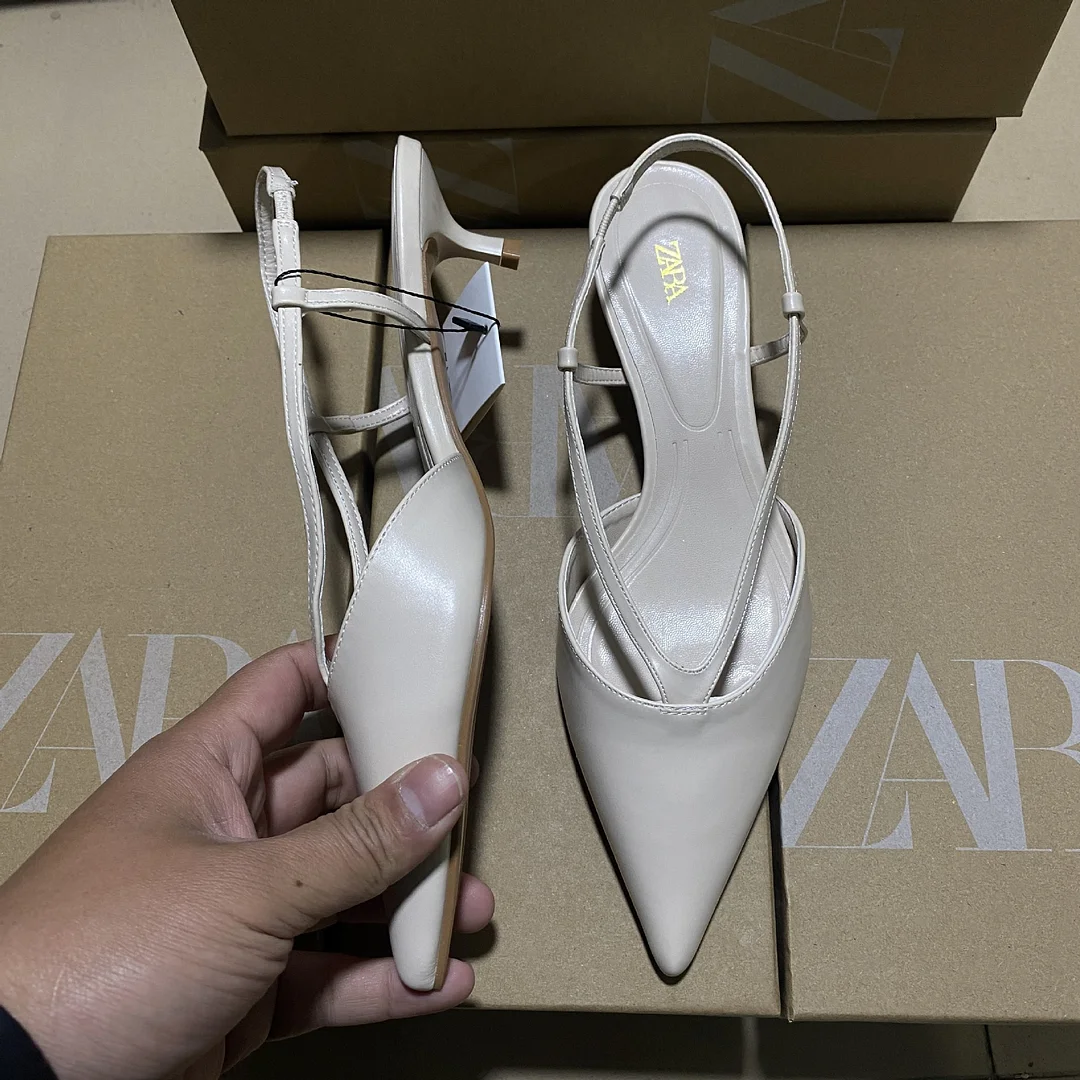 Breakj Breakj Spring New Feel Sandals Women Wear French Evening Fairy Style Sharp Single Shoes In Summer