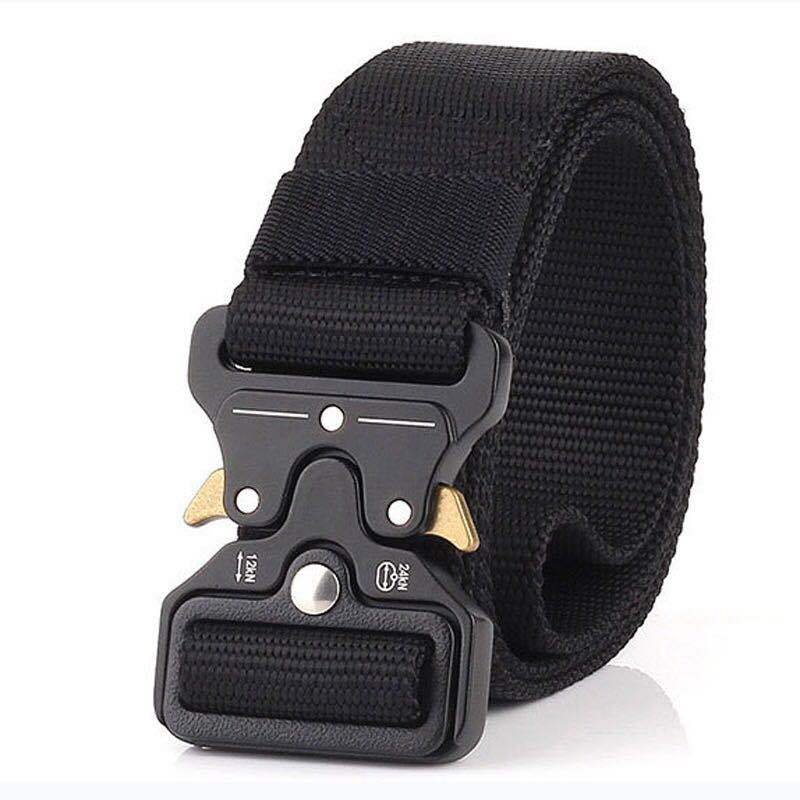 Nylon belt buckle canvas waistband
