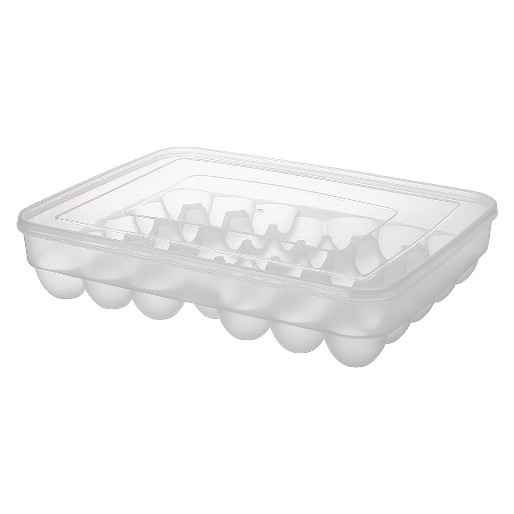 

34-Grid Plastic Egg Storage Box Egg Tray Holder Refrigerator Food Container, 501 Original