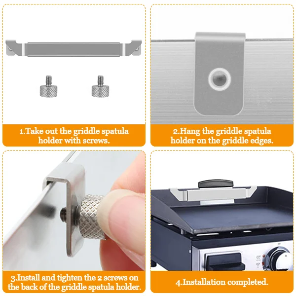 SAKER® BBQ Spatula and Holder Set