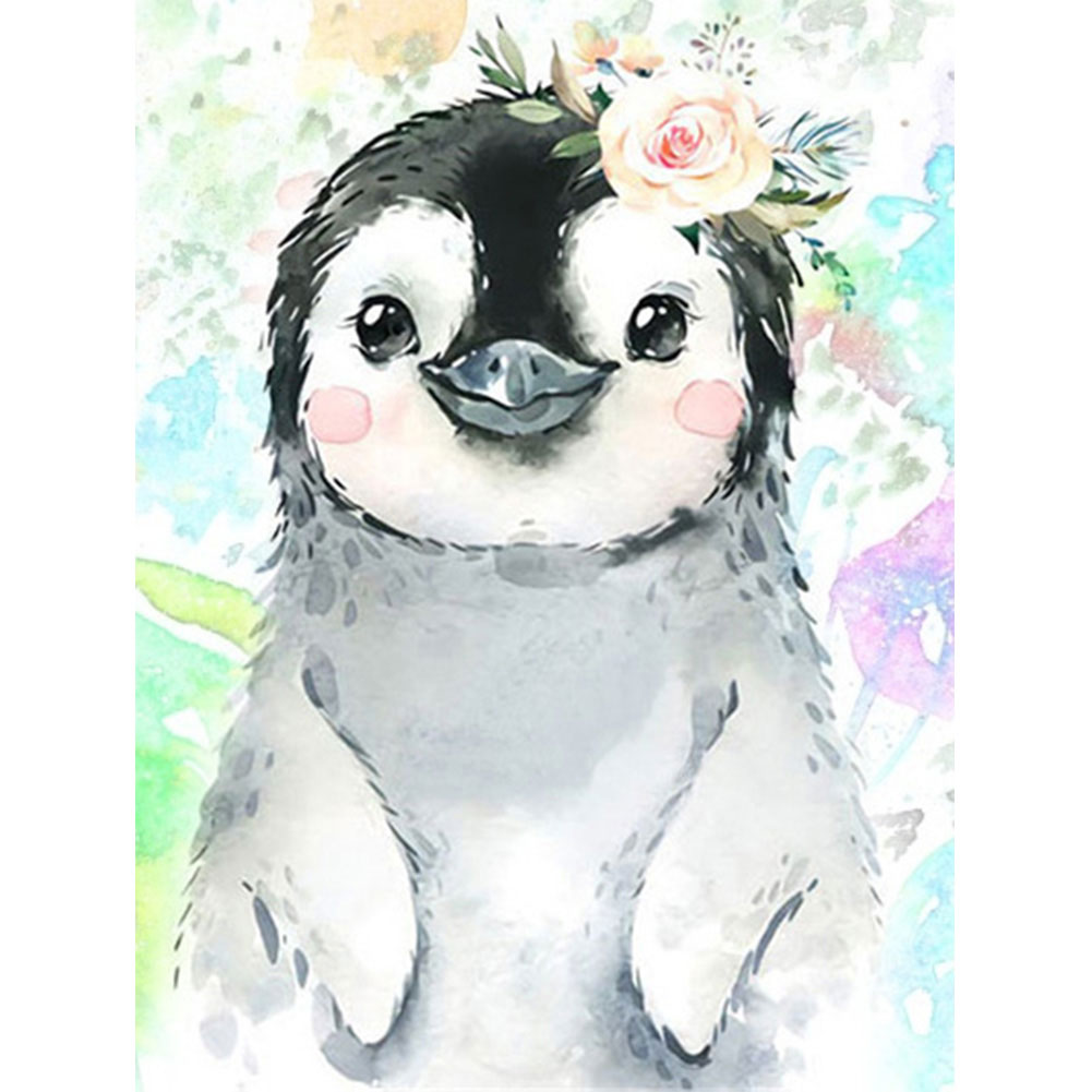 

Cartoon Penguin - 11CT Stamped Cross Stitch - 36*46CM, 501 Original