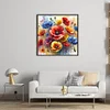Poppy-11CT Stamped Cross Stitch 40*40cm/15.75*15.75in
