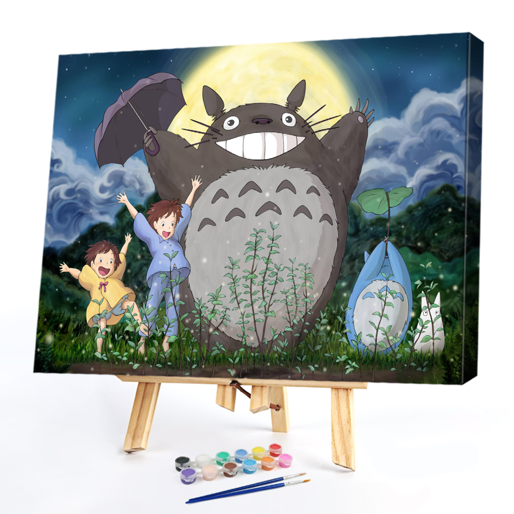 

50*40CM - Paint By Numbers - Totoro, 501 Original