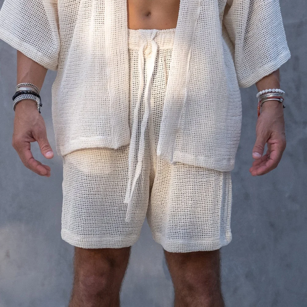 Beach Holiday Casual Linen Shorts-inspireuse