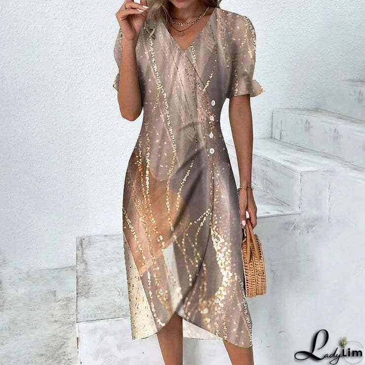 UR Stand Collar Ethnic Style Printed Casual Coat