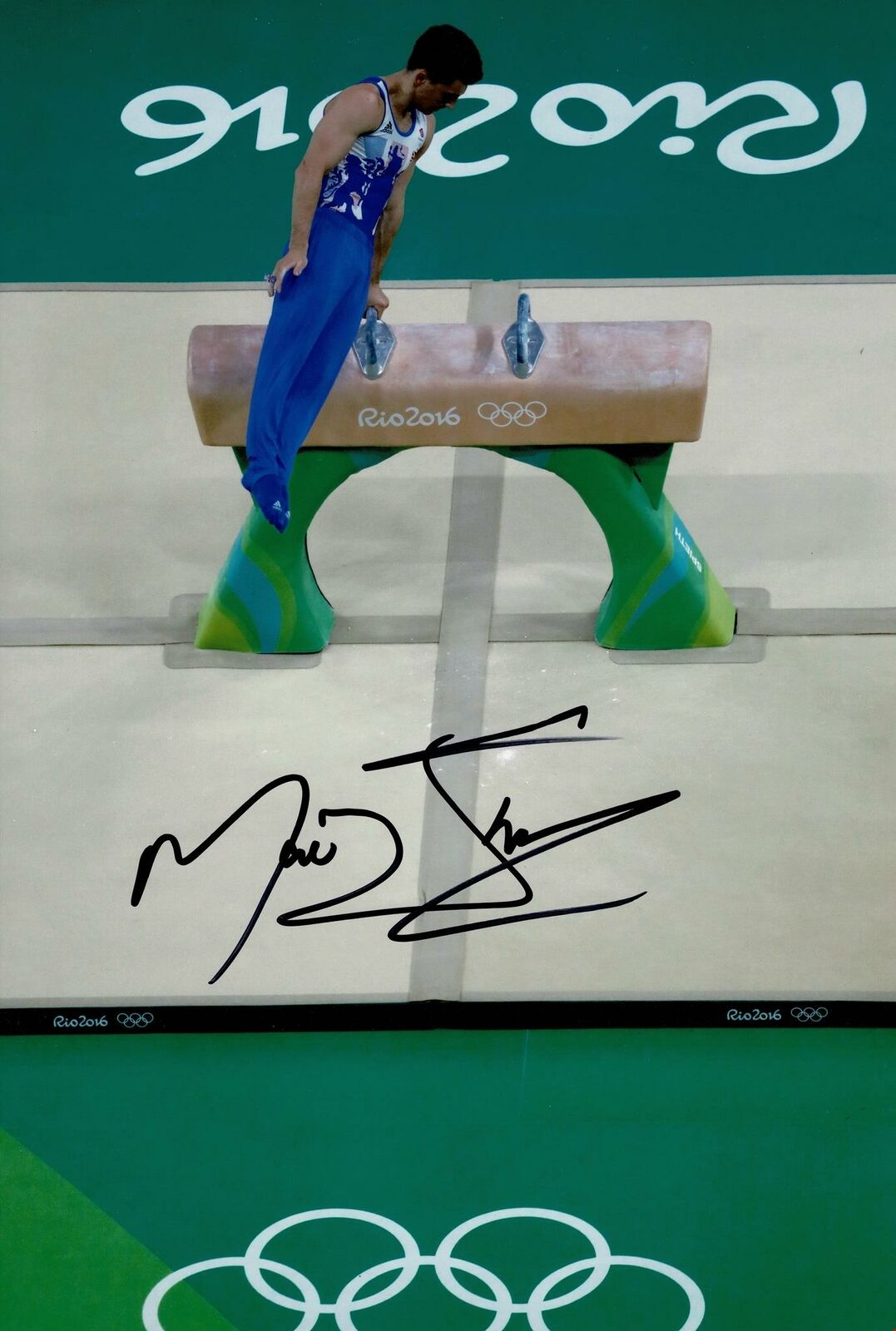 Max Whitlock Signed 12X8 Photo Poster painting Rio 2016 Tokyo 2020 Genuine Signature AFTAL COA K