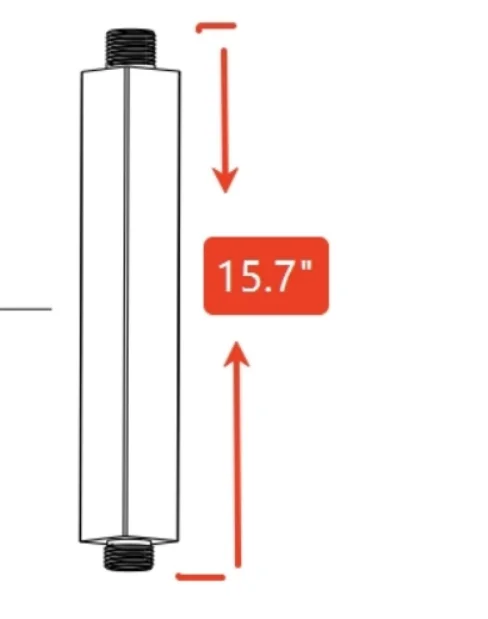 Accessory SFS1001-GD10-Acc 15.7" Shower Arm
