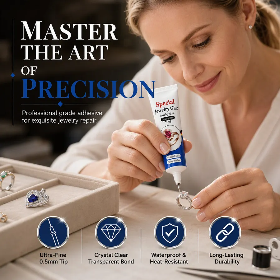 Clear Precision Jewelry Adhesive