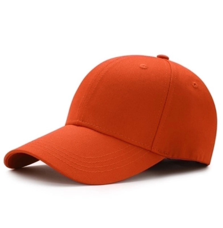 Unisex Minimalist Solid Color Curved Eaves Baseball Cap